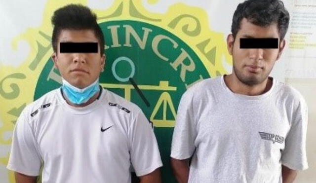 Fueron identificados como Carlos Humberto Micha Ahumada y José Efraín García Rodríguez. Foto: PNP