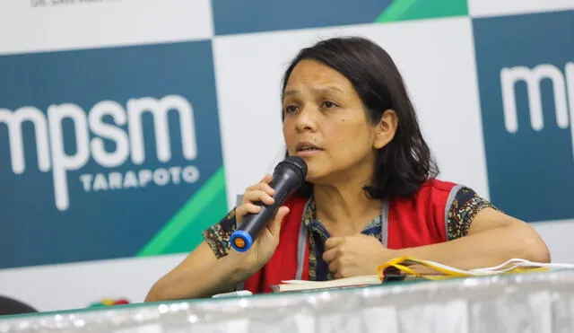 Anahí Durand es ministra de la Mujer y Poblaciones Vulnerables desde el 29 de julio del 2021. Foto: MIMP