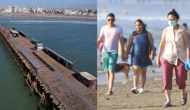 El Indeci informó que se restringió el acceso en algunas playas tras presencia de oleajes anómalos. Foto: composición/Clinton Medina/La República