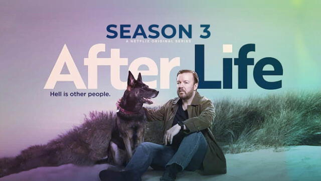 Ricky Gervais se animó a hacer una tercera de After life, pero dejando claro que sería la última de la serie. Foto: Netflix.