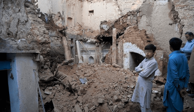 El terremoto también causó daños en el distrito de Muqr, en la misma provincia, aunque todavía no hay datos disponibles sobre eventuales decesos. Foto: AFP/referencial