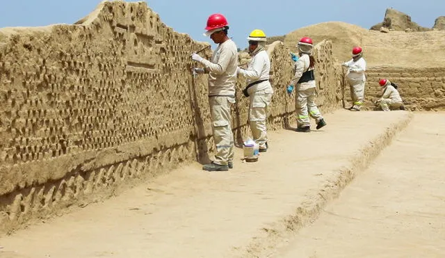 Personal especializado restaurará antiguos muros de Chan Chan. Foto: DDCLL