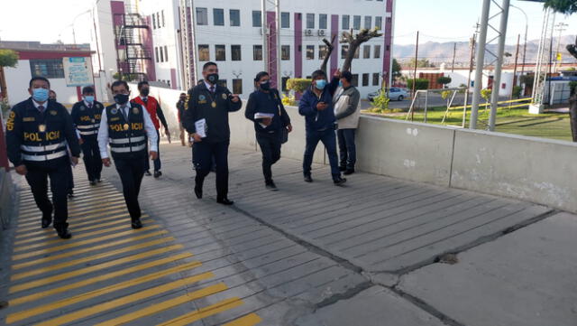Diligencias son lideradas por la Dirección Contra la Corrupción de Arequipa. Foto: PNP