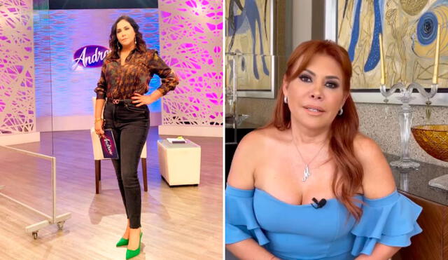 Andrea Llosa aseguró que no tiene rencillas con ninguna conductora de ATV. Foto: composición Andrea Llosa, Magaly Medina/Instagram