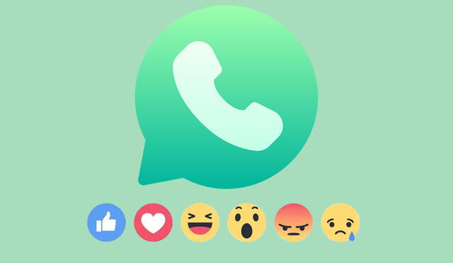 Reacciones de Facebook llegan a WhatsApp Web. Foto: composición LR