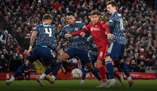 Liverpool vs. Arsenal igualaron 0-0 en Anfield el último 13 de enero. Foto: EFE/EPA/PETER POWELL