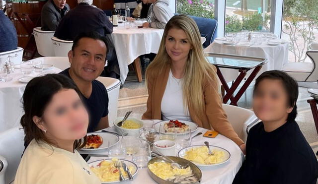 Brunella Horna comparte un almuerzo familiar con los hijos de César Acuña. Foto: @brunehorna/Instagram