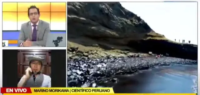 Crece el impacto ambiental del derrame de petróleo de Repsol en la costa peruana. Foto: captura de Canal N