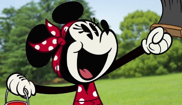 Minnie ha ido evolucionando en el tiempo, pero nunca dejó sus lunares. Foto: Disney