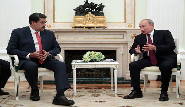 Vladimir Putin invitó a Nicolás Maduro a visitar Rusia, como ha hecho en otras ocasiones. Foto: archivo/AFP