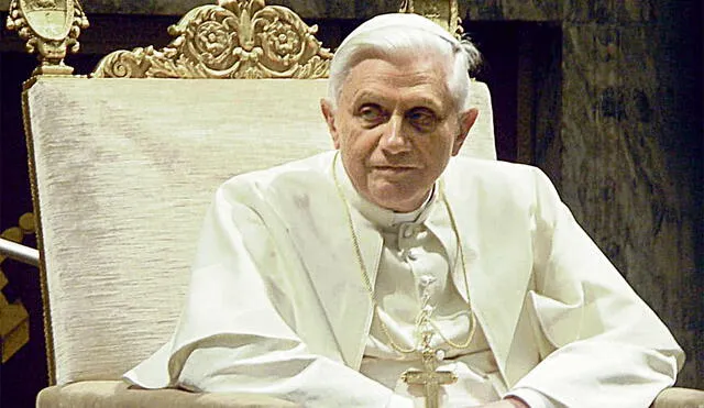Alejado. Pontífice emérito pasa sus días fuera del Vaticano. Foto: difusión