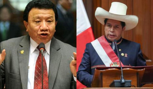 El congresista de Podemos Perú cuestionó las declaraciones del presidente Pedro Castillo. Foto: composición/La República