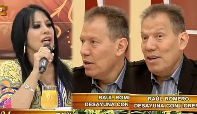 Lorena Caravedo le pidió disculpas a Raúl Romero. Foto: capturas de Panamericana TV