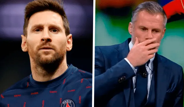 Lionel Messi respondió en un extenso mensaje a Jamie Carragher. Foto: Twitter Jamie Carragher/ EFE