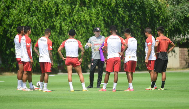 Perú vs. Colombia: la selección peruana viene entrenando en las instalaciones de la Videna. Foto: FPF