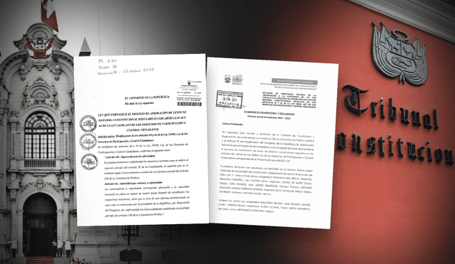Congreso aprobó por insistencia ley que limita aplicación de referéndum. Foto: composición de Fabrizio Oviedo/La República