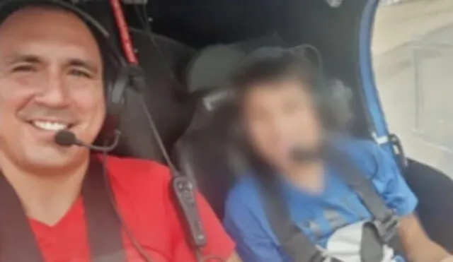 El esposo de Karla Tarazona, Rafael Fernández, se mostró emocionado al compartir un momento con uno de los hijos de la conductora. Foto: Captura de Instagram