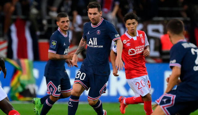 Lionel Messi sería titular ante el Reims por la Ligue 1. Foto: EFE