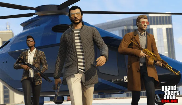 Grand Theft Auto Online está disponible para descargar en PC, PS3, PS4, PS5, Xbox 360, Xbox One y Xbox Series X/S. Foto: Rockstar Games