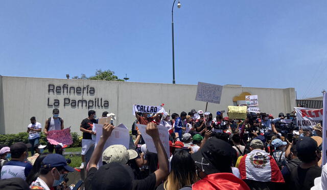 Ciudadanía alzó su voz de protesta contra Repsol. Foto: Twitter
