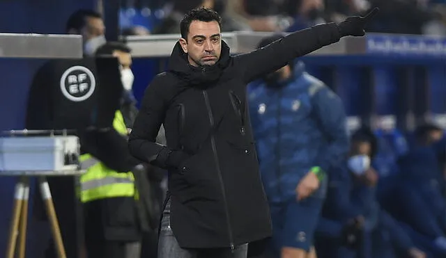 Xavi Hernández reemplazó a Ronald Koeman en el banquillo del FC Barcelona. Foto: AFP