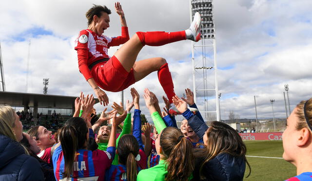 Virginia Torrecilla es jugadora del Atlético de Madrid desde el 2019. Foto: Twitter