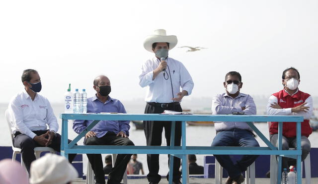 "No es la primera vez que Repsol hace esto con el país”, dijo el presidente Pedro Castillo Foto: Gerardo Marín, La República / Video: TV Perú