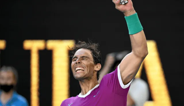 Rafael Nadal pasó a semifinales del Australian Open tras vencer a Denis Shapovalov. Foto: EFE