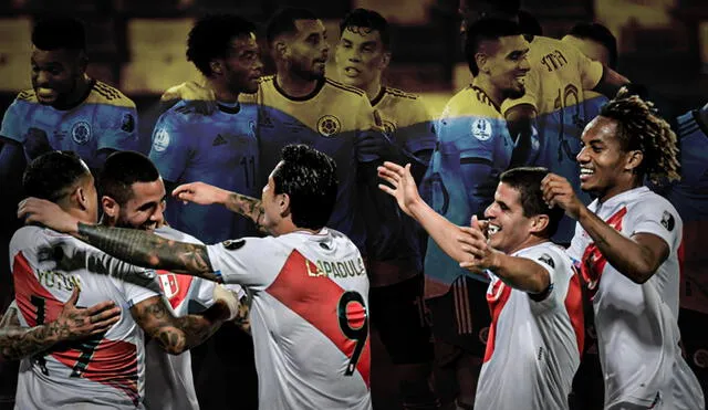 Perú buscará cobrarse la revancha de la goleada por 3-0 que le propinó Colombia en Lima en la primera rueda de las Eliminatorias Qatar 2022. Foto: composición GLR-Jazmín Ceras