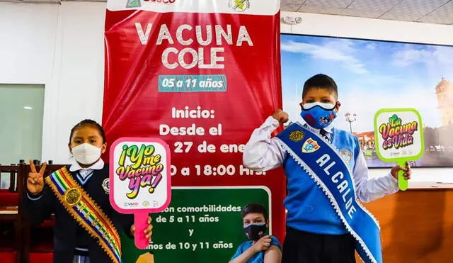 Campaña fue denominada como 'Vacuna Cole'. Foto: GORE Cusco