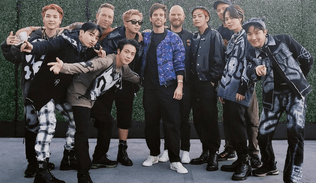 BTS y Coldplay se presentaron juntos por primera vez en los American Music Awards 2021 con la canción "My universe". Foto: AMAs