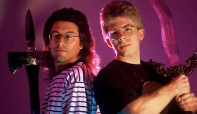 John Romero y John Carmack en 1990. Foto: Twitter