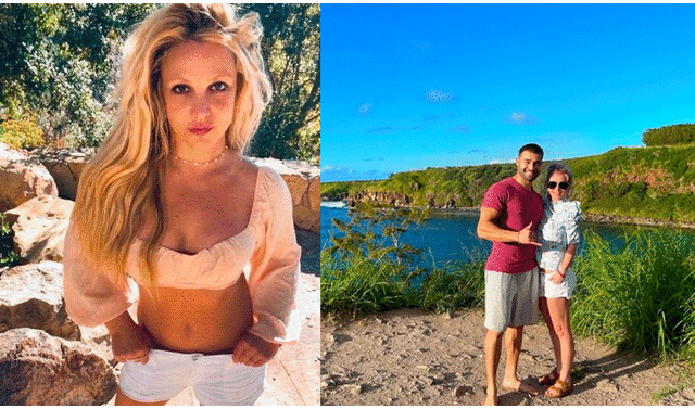 Britney Spears disfruta de sus vacaciones en Hawái junto a su prometido. Imagen: Britney Spears/Instagram
