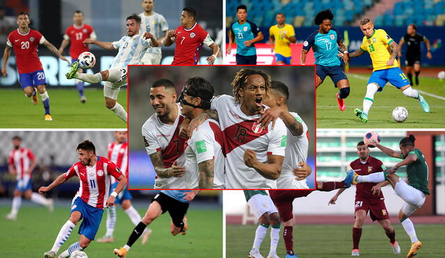 Perú clasificó al último mundial luego de ganar en el repechaje. Foto: composición EFE/AFP