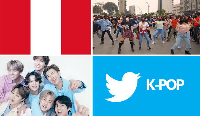 La ola Hallyu se vive en el país desde hace más de 10 años. Inició con los K-dramas y ahora se vive el boom del K-pop. Foto: composición La República/HYBE/Twitter/random dance Tulipverse.