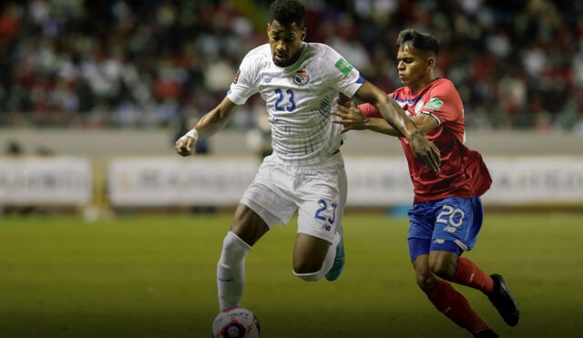 Panamá vs. Costa Rica se fueron al descanso sin haber marcado goles. Foto: EFE