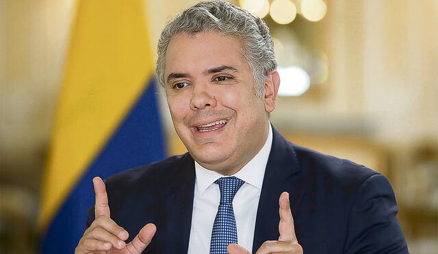 Últimos días. El líder conservador está cerca de abandonar el poder en Colombia. Foto: difusión