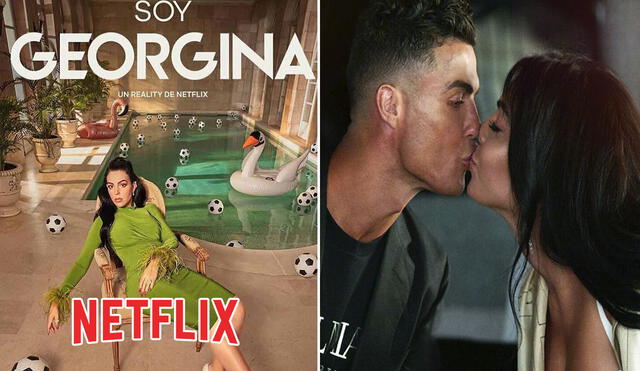 Georgina Rodríguez y Cristiano Ronaldo volverán para una parte 2 de su reality. Foto: composición/Netflix