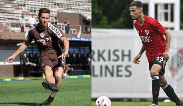 Ambos onces se enfrentan el sábado 29 de enero de 2022. Foto: composición LR/Instagram de Platense/River Plate.