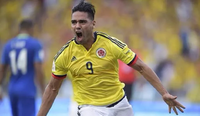 Radamel Falcao se desempeña como delantero en la selección colombiana. Foto: AFP