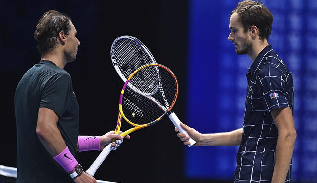 Rafael Nadal y Daniil Medvedev buscan ser campeón del Australian Open 2022. Foto: AFP
