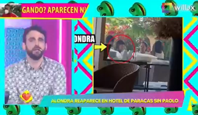 Rosángela Espinoza le revela romance con koreano a Rodrigo Gonzalez. Video: Willax Tv.