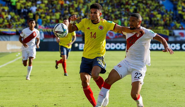 Comenzó el segundo tiempo entre Colombia vs. Perú por la décimo quinta fecha de las Eliminatorias Qatar 2022. Foto: FCF.