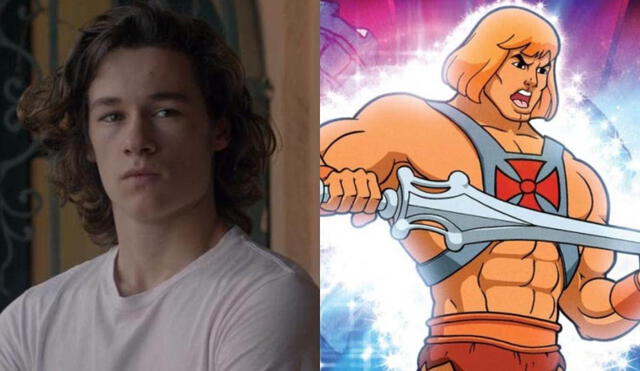 Kyle Allen será el nuevo He-Man en la película live action de Netflix sobre Masters of the universe. Foto: composición/IMDb/Mattel