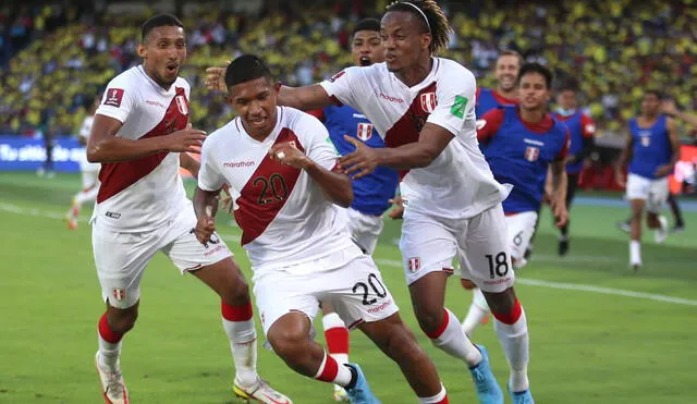 Perú ganó 1-0 a Colombia en su visita a Barranquilla y se ubica cuarto. Foto: FPF