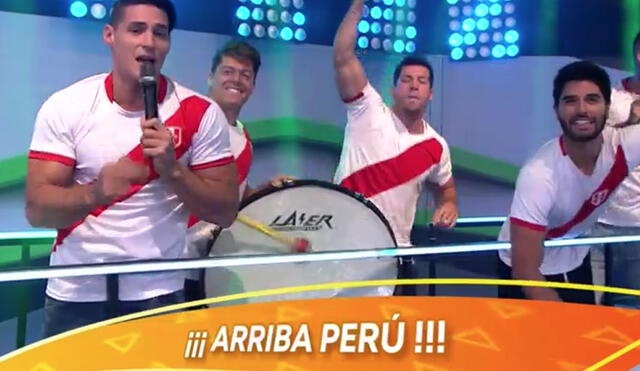 El nuevo programa Esto es Habacilar no fue ajeno al triunfo de Perú e hicieron un resumen del partido. Foto: Captura / América TV