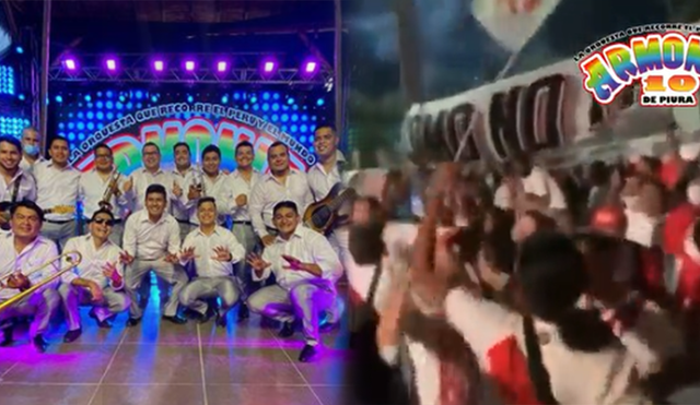 La hinchada peruana entonó tema musical de Armonía 10 para manifestar su alegría por la victoria de la selección peruana de fútbol. Foto: composición/captura/ Armonía 10/Instagram