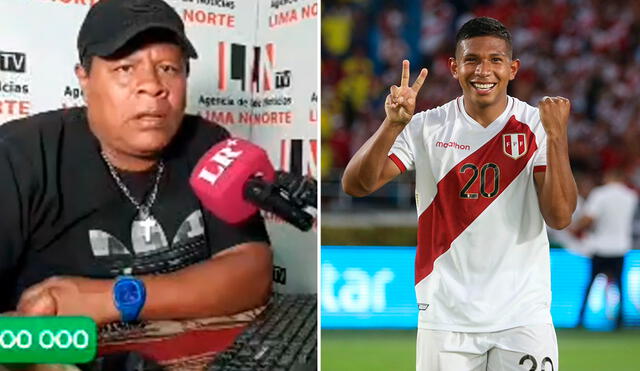 Carlos Flores, desde Collique, comentó sobre la reacción ante el gol de Edison en el Perú vs. Colombia. Foto: composición/selección peruana