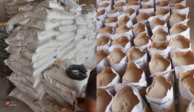 Se encontró mercadería por un monto de 11,058 soles. Foto: PNP