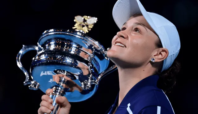 Ashleigh Barty ganó su primer Australian Open. Foto: EFE